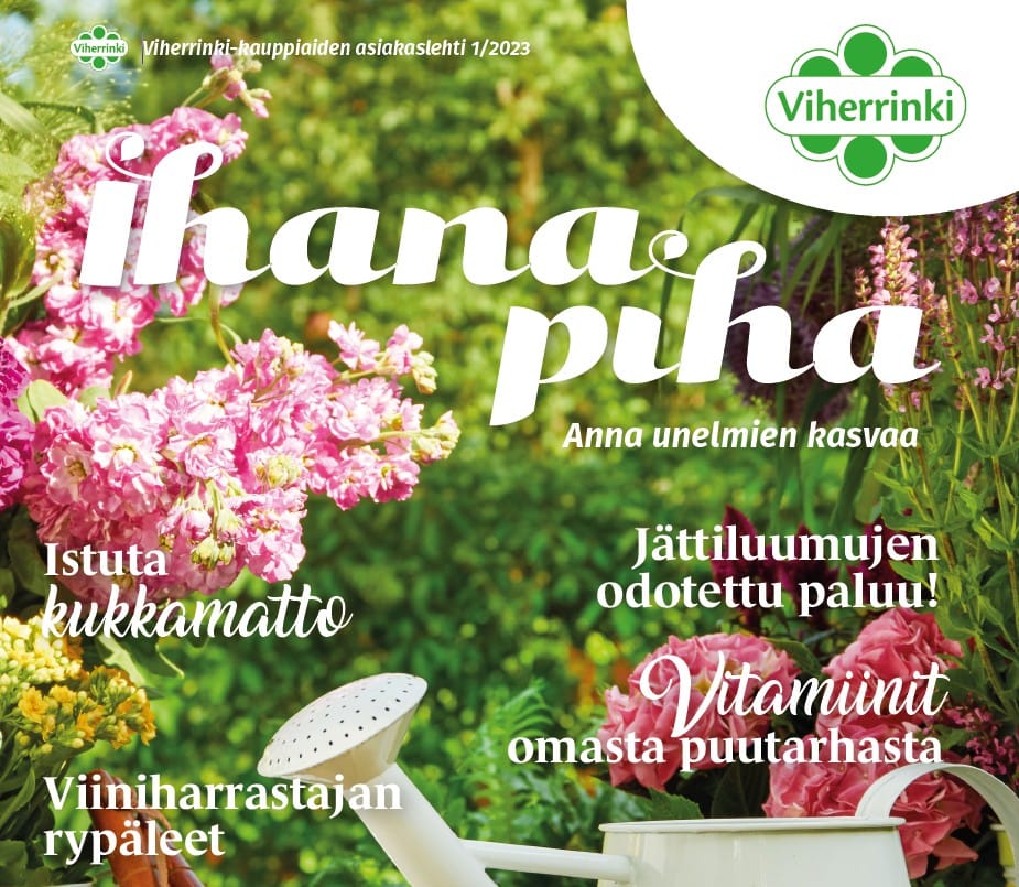 Kevään Ihana Piha -lehti on ilmestynyt!