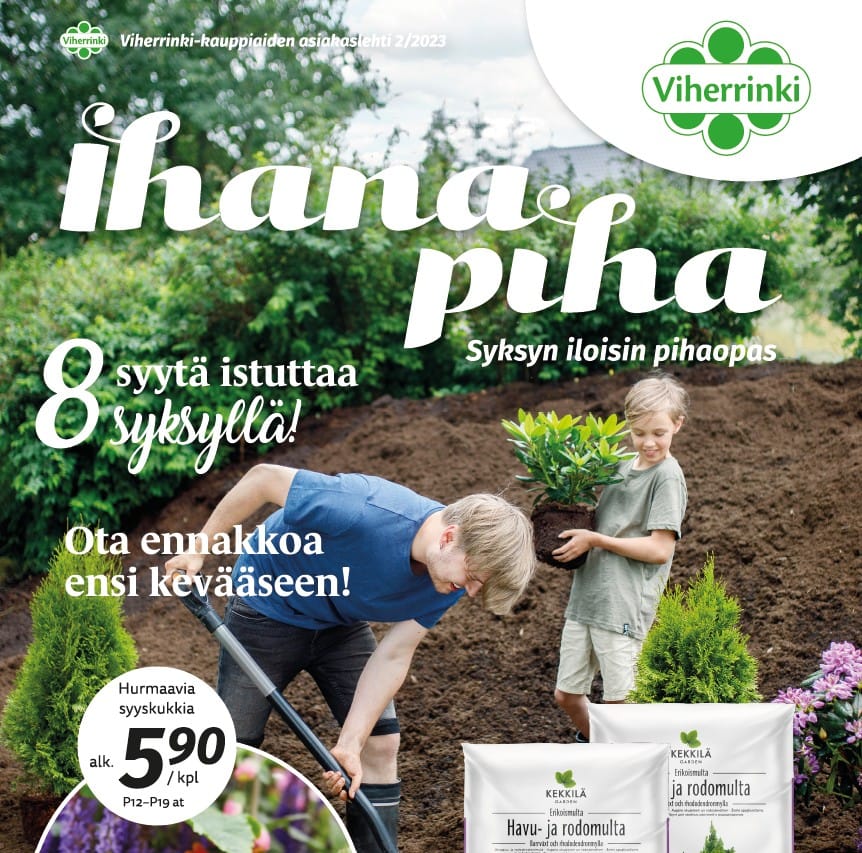 Syksyn Ihana Piha on iloisin pihaopas!