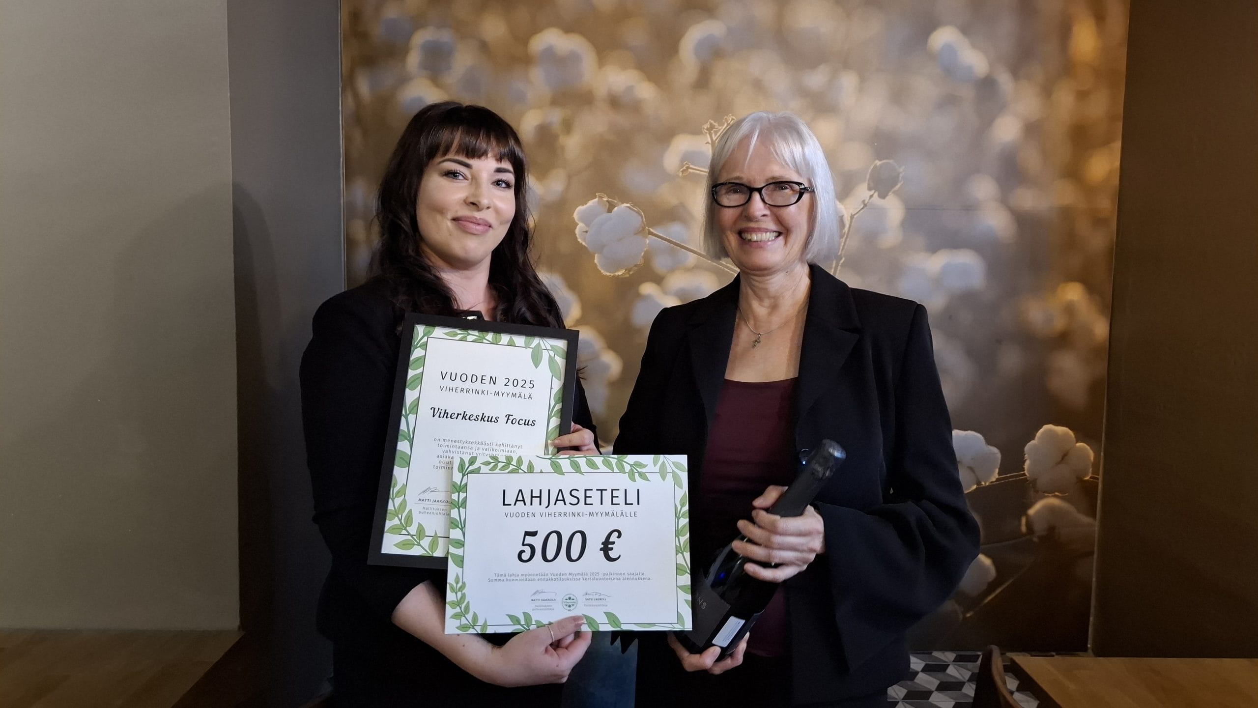Viherkeskus Focus on Vuoden Viherrinki-myymälä 2025!