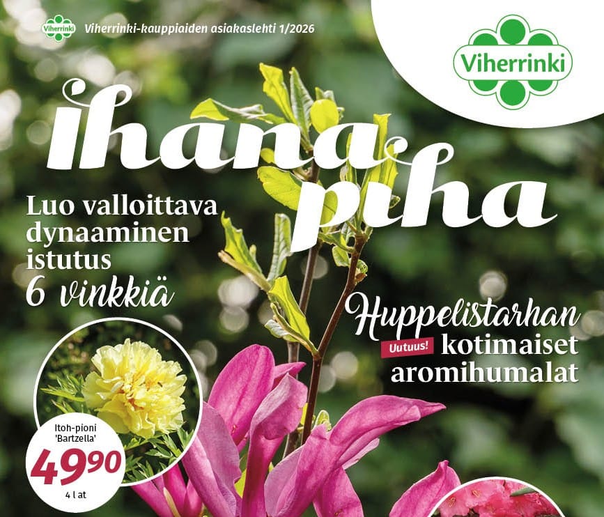 Kevään Ihana Piha -lehti tuo kukkakevään!