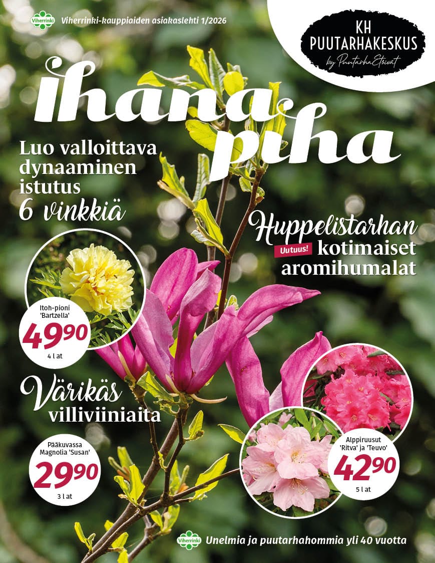 Ihana Piha 2026 kevät, KH Puutarhakeskus
